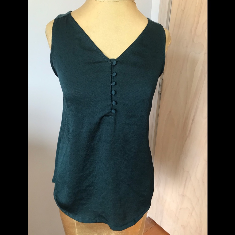 Express Button Green Tank